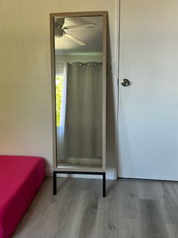 Full-length floor mirror