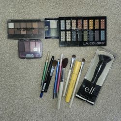Used Makeup and Brushes 