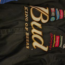 NASCAR BUDWEISER #8 RACE JACKET 