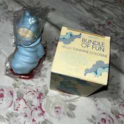 Vintage 1980 Avon Bundle of Fun Hello Sunshine Cologne - WITH BOX