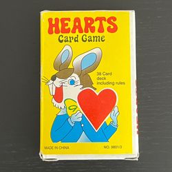 Hearts Card Game Vintage 1970s Complete Deck 9801/3