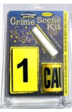 Hollywood Effects Crime Scene Kit Halloween prop decoration