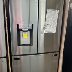 NEW IN BOX LG FRENCH STYLE REFRIGERATOR STAINLESS STEEL 