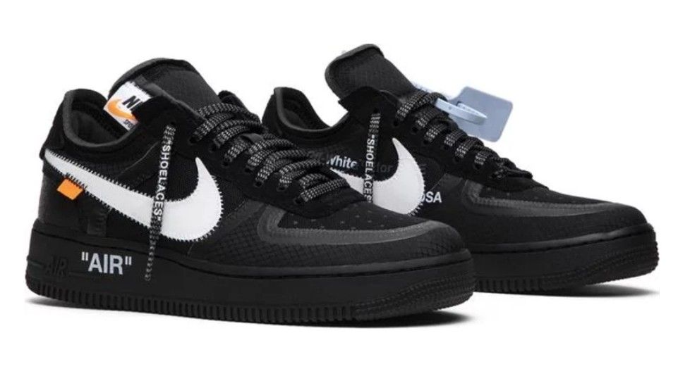 Nike Air Force Low x OFF WHITE Black 2018 AO4606 001 Size