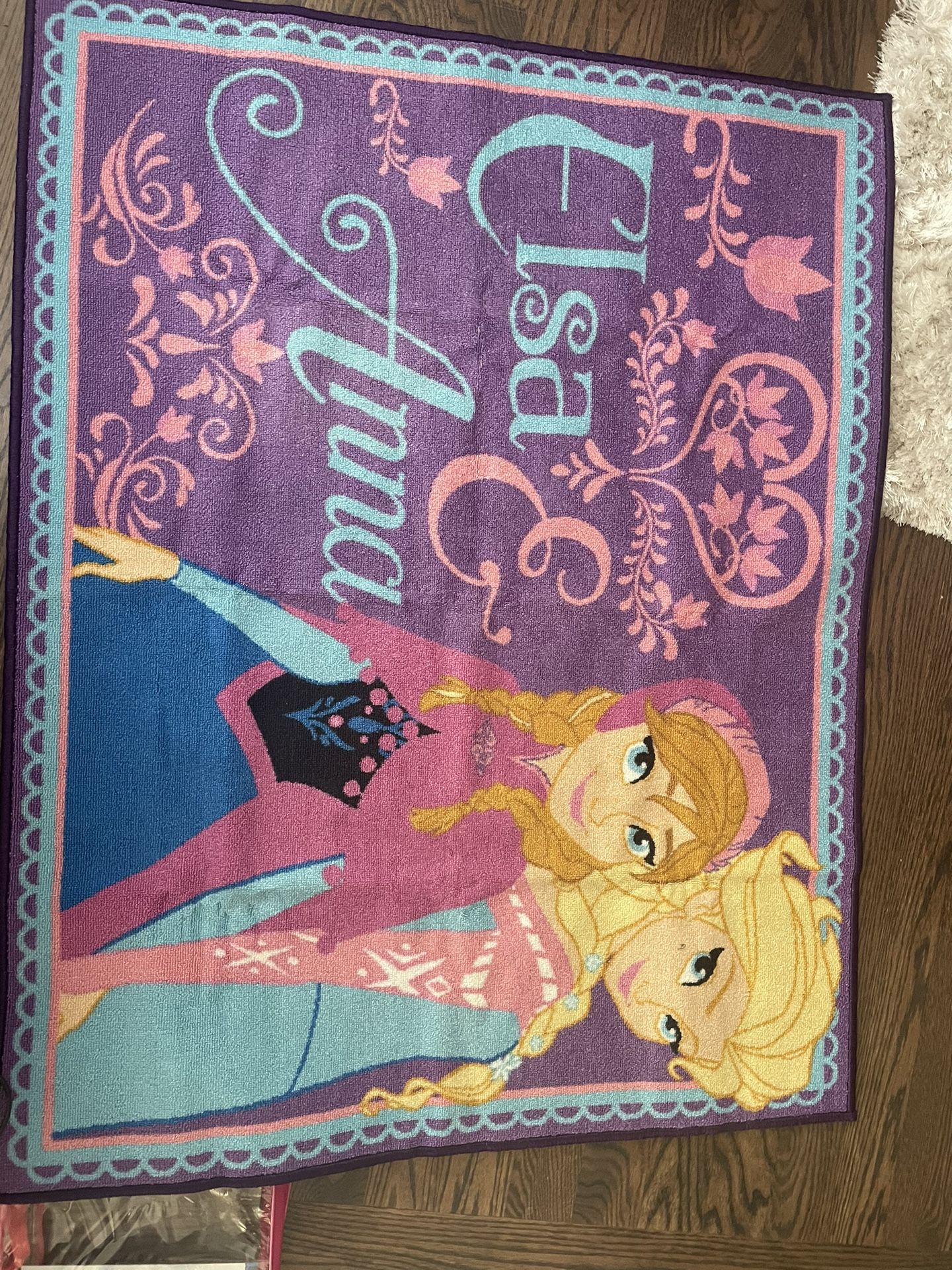 Frozen Elsa Anna Rug