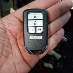 $100 in Upland Today | 2015-21 Honda 5-Button Push Start Smart Remote Key Copy (Accord, Ridgeline, Civic, CRV, HRV, Pilot, Odyssey & more)