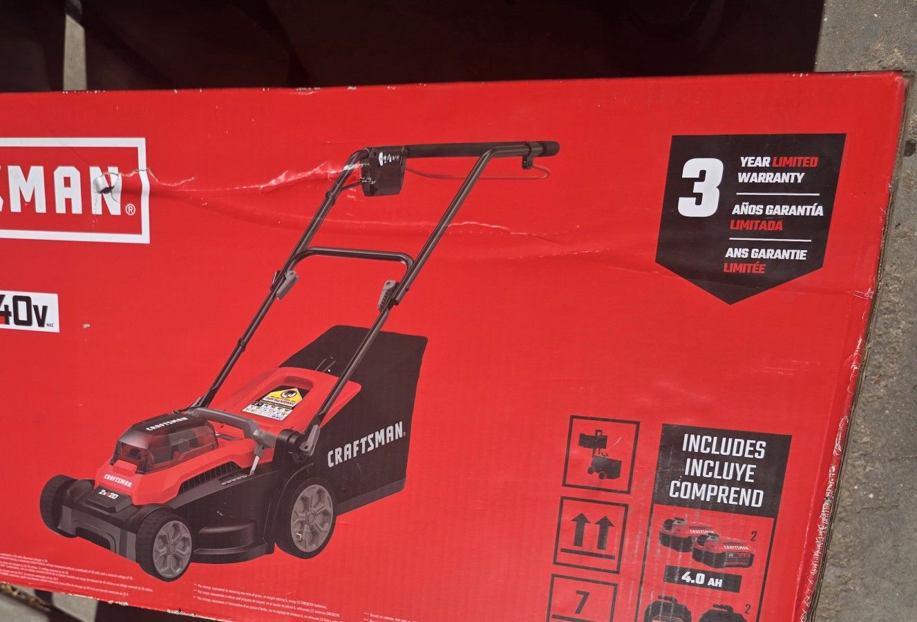 CRAFTSMAN 15" 40V MOWER