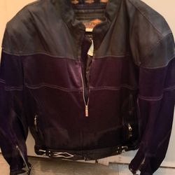 Large Power Trip Motorcycle Jacket 