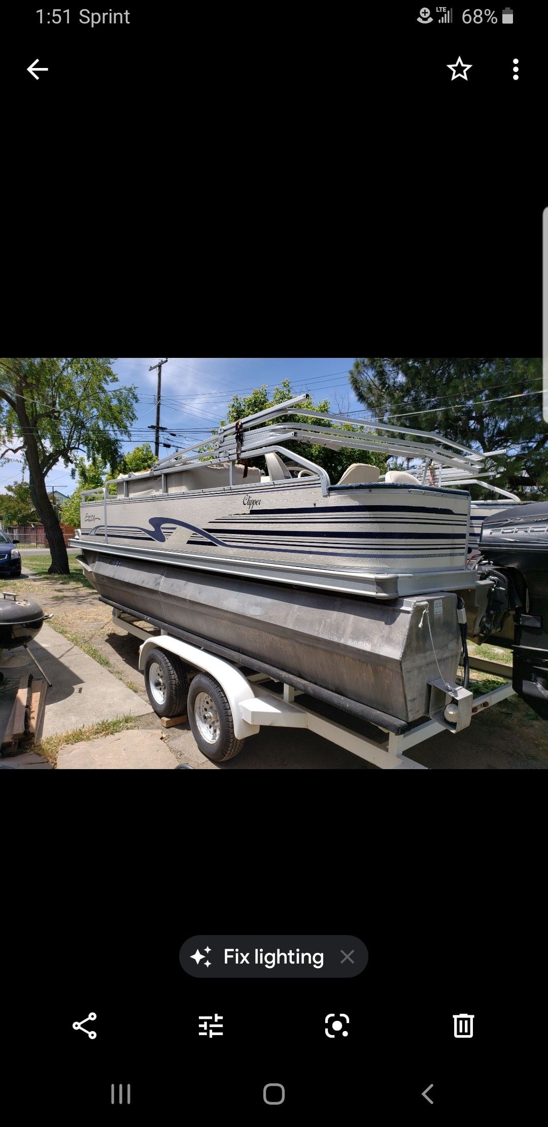 Boat pontoon