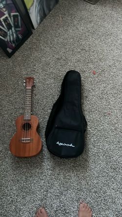 Ukulele with case