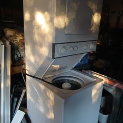 They are stacked washer.Dryer apartment could be used for multiple things