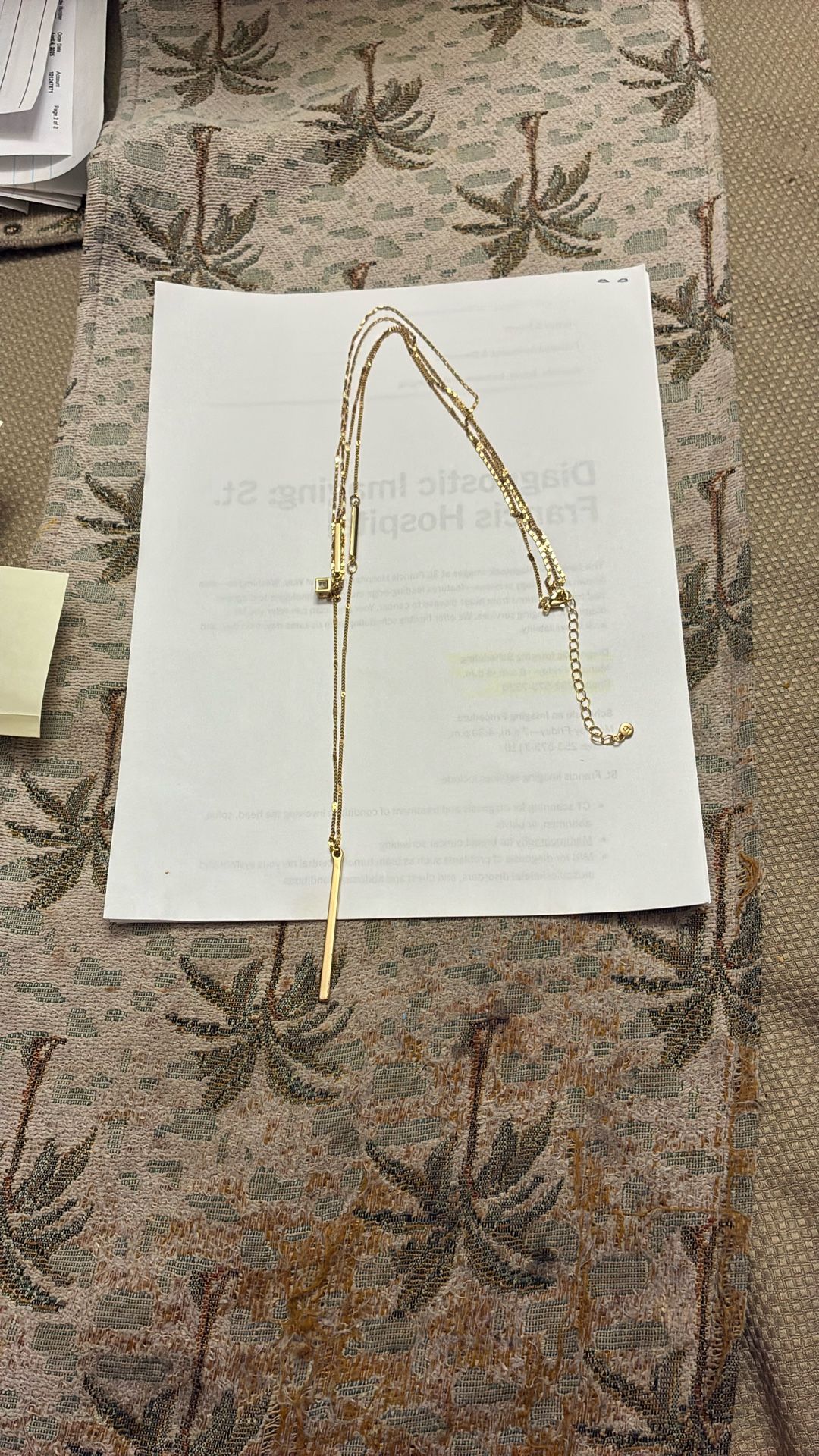 Long Gold Necklace
