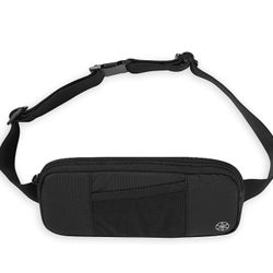 Gaiam Running Pack Accessories Storage Belt Bag for Women and Men - Adjustable Belt with Soft-Touch Fabric Pouch