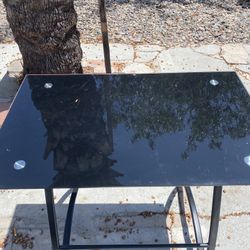 Small Black Desk 