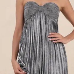 Silver Gown Dress