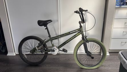 Green bmx bike