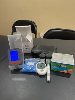 Diabetic testing  kit and Blood Pressure Monitor