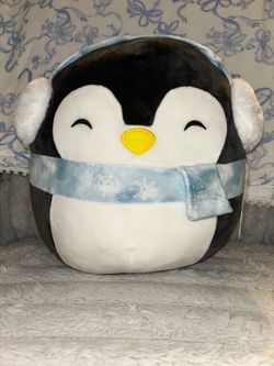 Luna the Penguin with Tye-Dye Scarf Squishmallow