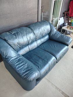 Free Light Blue loveseat