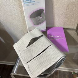 Frida Mom Belly Binder, Postpartum Essentials for Natural and C-Section Recovery, Adjustable Compression Wrap, After Birth Brace, Abdominal Band, 9" H