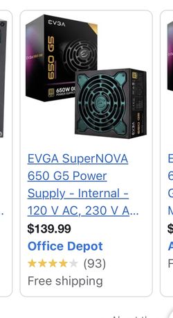 Power Supply 650w Gold