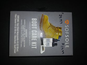 Someone complete care for boots kit