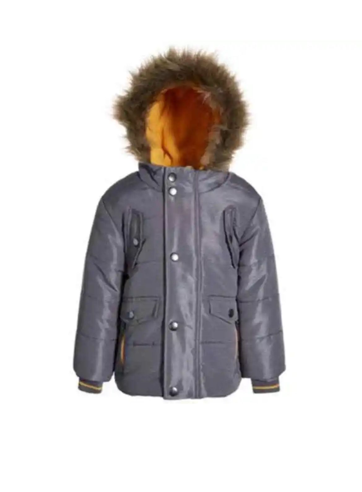 NEW S. Rothschild Baby Boys Parka Coat, Charcoal 6-9 months