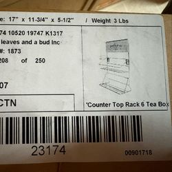 Counter Top Tea Rack