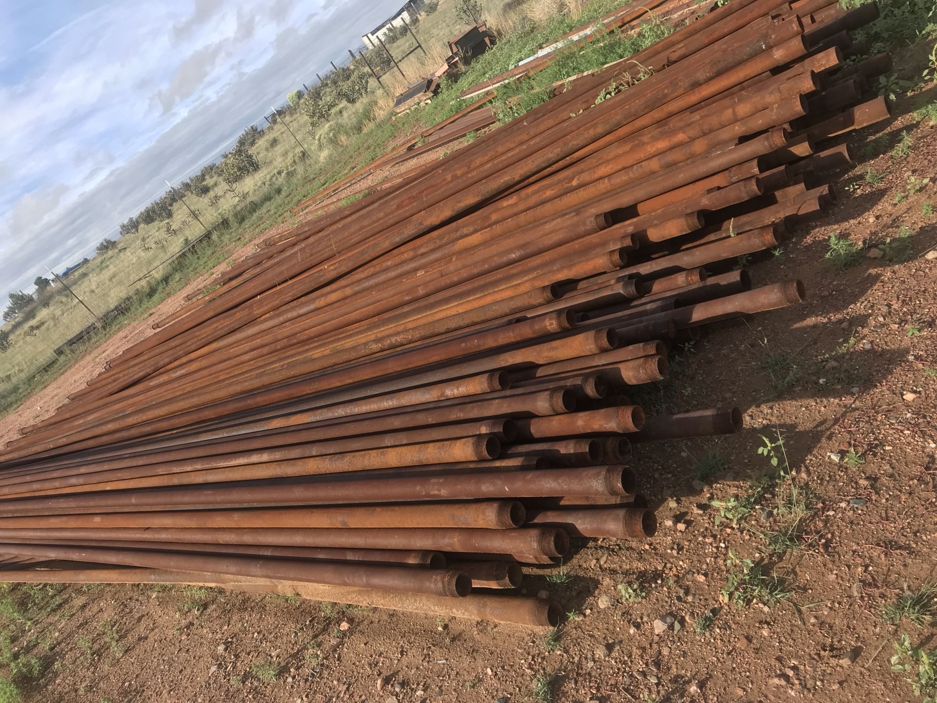 2 3/8” or 2 7/8” pipe