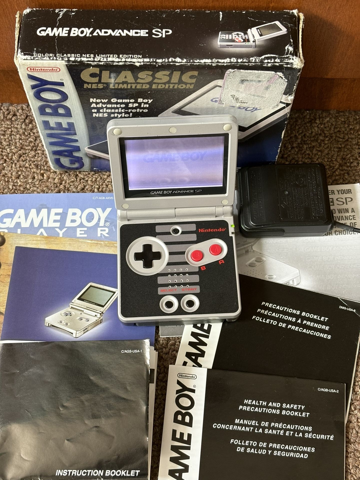 Game Boy Advance Plus 11 Games &Charger New Battery