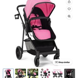 Pink Infant Baby Stroller