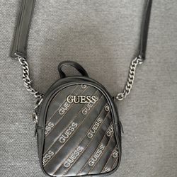 Guess Leather Mini Backpack 