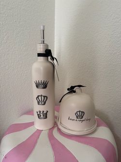RAE DUNN ROYAL COLLECTION OIL & DOME BUNDLE