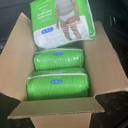 (6) PACKAGES XL MENS ADULT PULL-UP UNDERWEAR (DEPENDS)