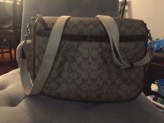 Coach baby bag