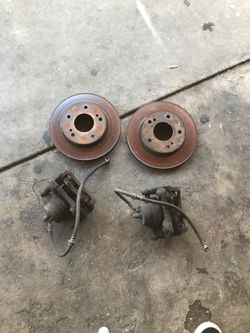 S14 front calipers and rotors