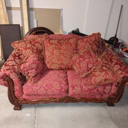 Red Love seat