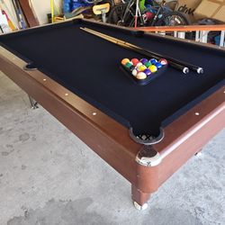 Pool Table engineered wood top Combo Ping pong 7ft- Like New