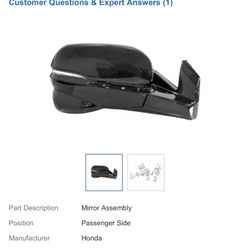 Honda Pilot Mirror 