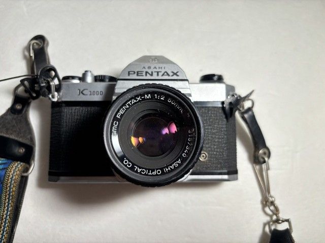 Pentax K1000 35mm SLR Camera Kit w/ 50mm or 55mm Lens - Very Good