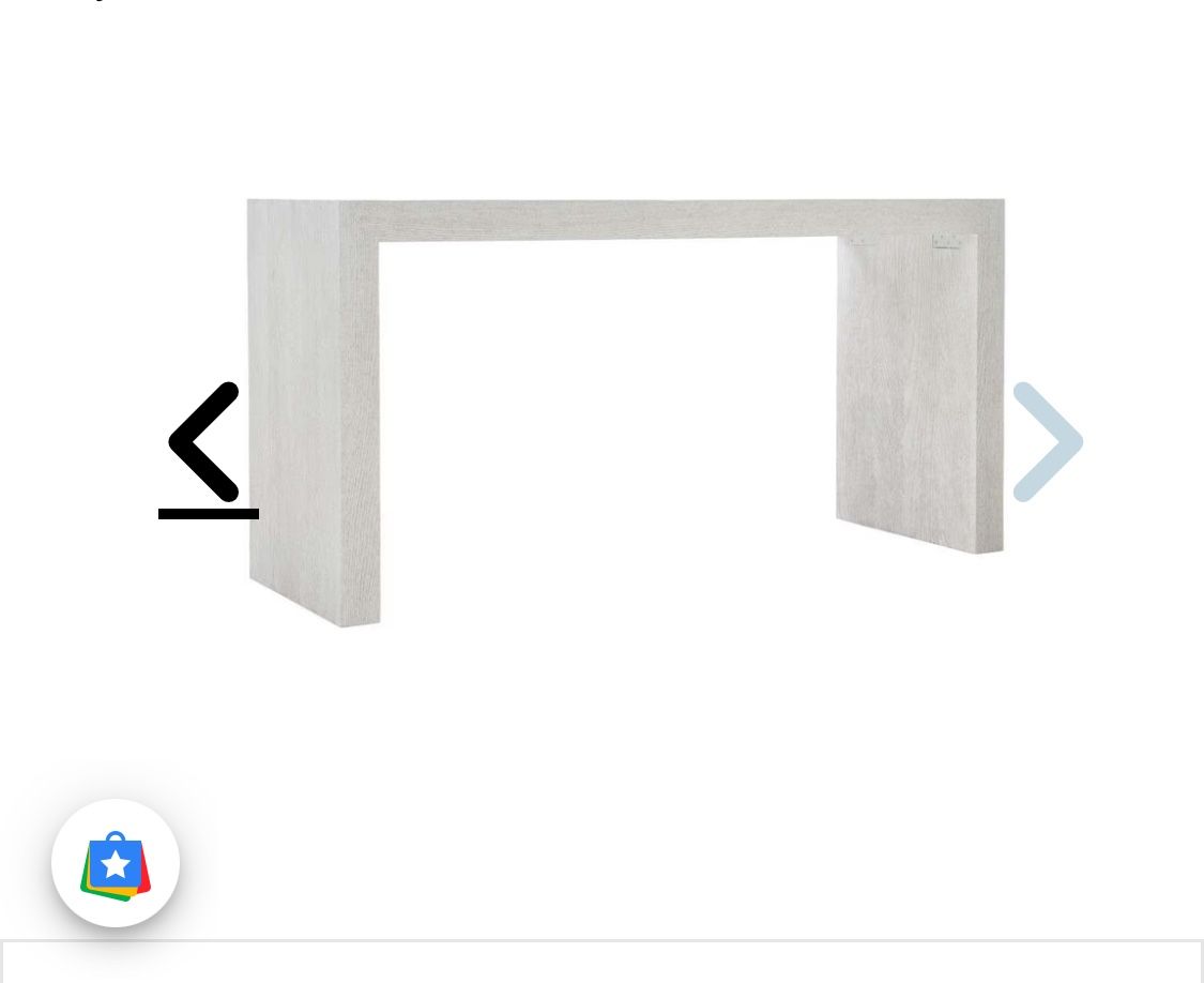 White console table