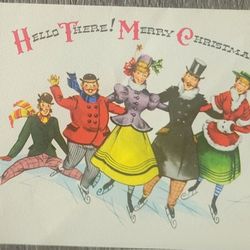 Vintage Christmas Greeting Card