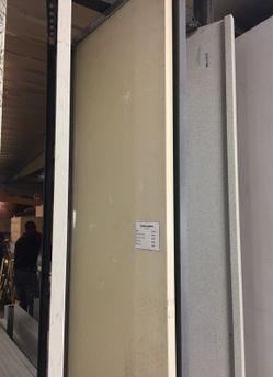 2'x9' crema marfil quartz countertop slab