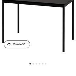 Ikea Sandsberg Table and 4 Chair- Black/Beige