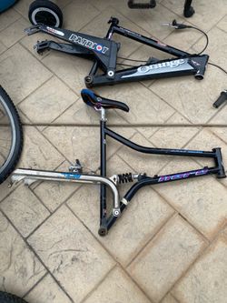 Mountain bike frames paperweights $40