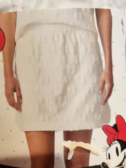 Minnie Mouse Skort, XL, white