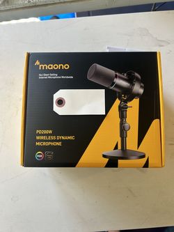 Maono wireless podcast microphone NEW