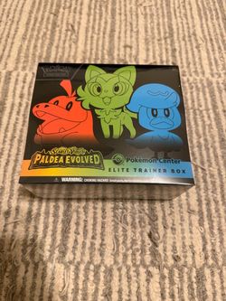 Pokémon Paldea Evolved Pokemon Center Elite Trainer Box