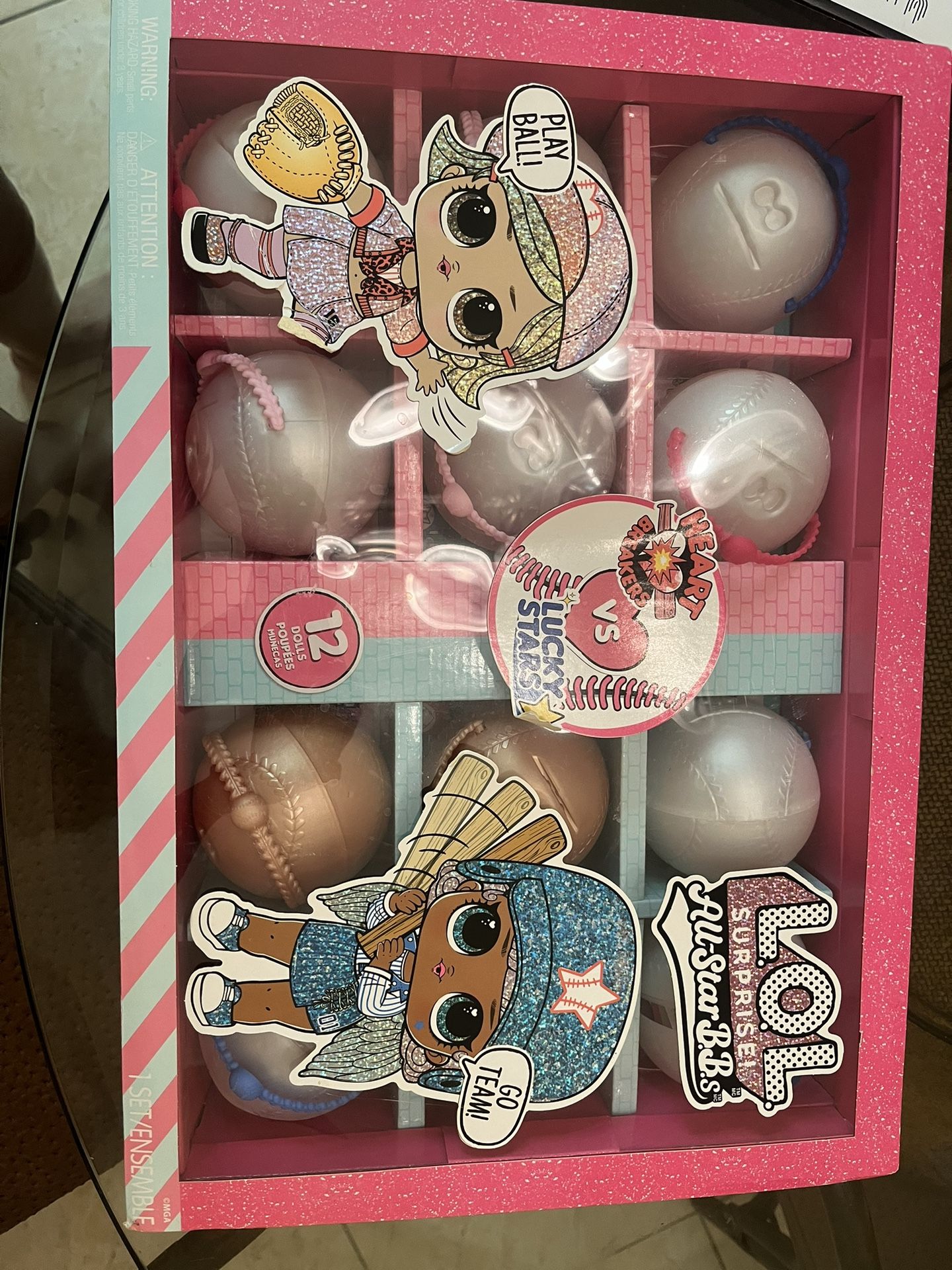 LOL BASEBALL TEAMS BOX OF 12 Toys