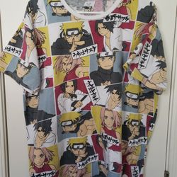 Naruto Authentic T-Shirt. Size XL. 